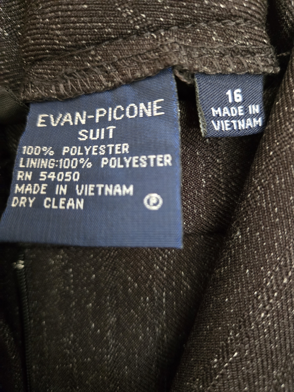 Evan Picone Brown Pinstripe Women's Blazer & Trouser Suit - Picture 5 of 9